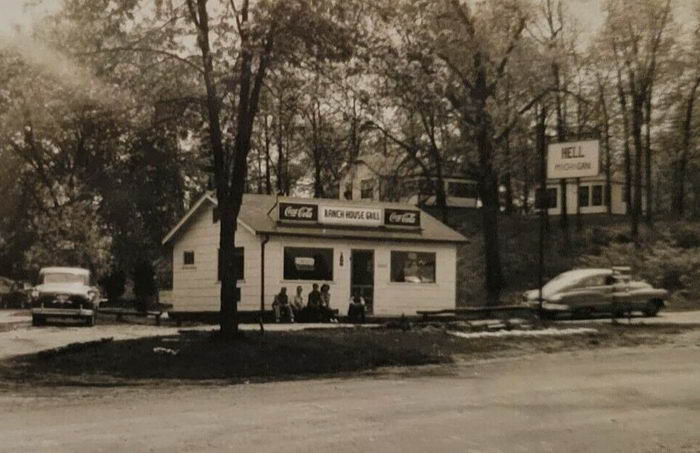 Ranch House Grill - Old Postcard (newer photo)